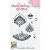 Nellie Snellen Mini Clear Stamps Flower 1 (MAFS014) (OUTLET)
