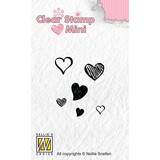 Nellie Snellen Mini Clear Stamps Hearts (MAFS010) (OUTLET)