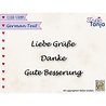Nellie Snellen German Text Clear Stamps Liebe Grüße... (GTCS001) (DISCONTINUED) Nellie Snellen German Text Clear Stamps Liebe Grüße... (GTCS001) (DISCONTINUED)