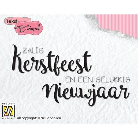 Nellie Snellen Dutch Text Clear Stamps Zalig Kerstfeest En Een Gelukkig Nieuwjaar (DTCS022) (DISCONTINUED) Nellie Snellen Dutch Text Clear Stamps Zalig Kerstfeest En Een Gelukkig Nieuwjaar (DTCS022) (DISCONTINUED)