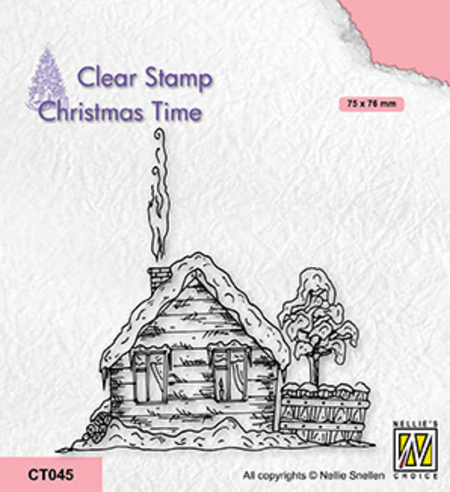 Nellie Snellen Christmas Time Clear Stamps Snowy Cottage 2 (CT045) (DISCONTINUED) Nellie Snellen Christmas Time Clear Stamps Snowy Cottage 2 (CT045) (DISCONTINUED)