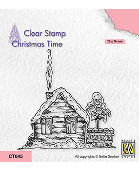 Nellie Snellen Christmas Time Clear Stamps Snowy Cottage 2 (CT045) (DISCONTINUED) Nellie Snellen Christmas Time Clear Stamps Snowy Cottage 2 (CT045) (DISCONTINUED)