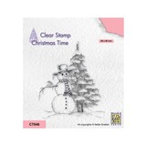 Nellie Snellen Christmas Time Clear Stamps Snowman (CT046) (DISCONTINUED)