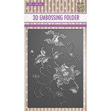 Nellie Snellen 3D Embossing Folder Exotic Flower (EF3D027) (DISCONTINUED)