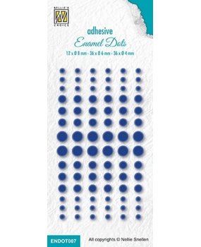 Nellie Snellen Adhesive Enamel Dots Blue (ENDOT007) (DISCONTINUED) Nellie Snellen Adhesive Enamel Dots Blue (ENDOT007) (DISCONTINUED)