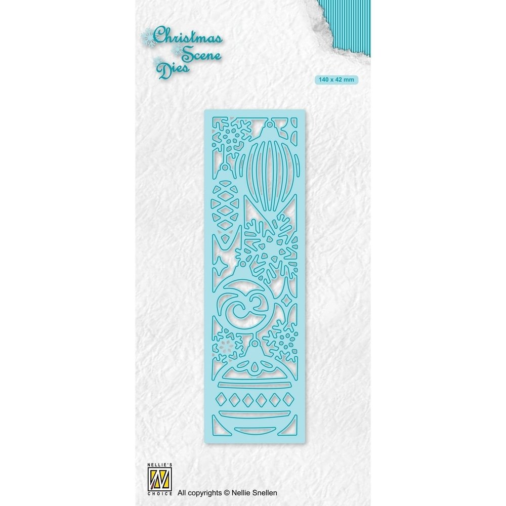 Nellie Snellen Christmas Scene Dies Christmas Baubles (CRSD015) (OUTLET)