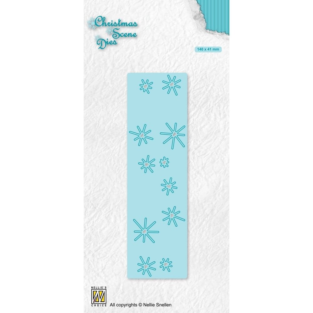 Nellie Snellen Christmas Scene Dies Stars (CRSD014) (OUTLET)