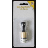 Nellie Snellen Ink Applicator Round Small with Foam Pads for Chalk (1x2pcs) (IAP004) (DISCONTINUED)