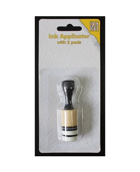 Nellie Snellen Ink Applicator Round Small with Foam Pads for Chalk (1x2pcs) (IAP004) (DISCONTINUED)