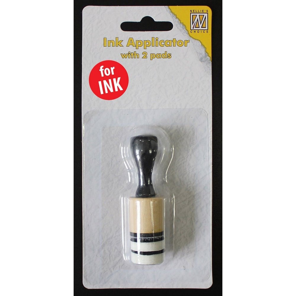Nellie Snellen Ink Applicator Round Small with Foam Pads for Ink (1x2pcs) (IAP005) (DISCONTINUED) Nellie Snellen Ink Applicator Round Small with Foam Pads for Ink (1x2pcs) (IAP005) (DISCONTINUED)