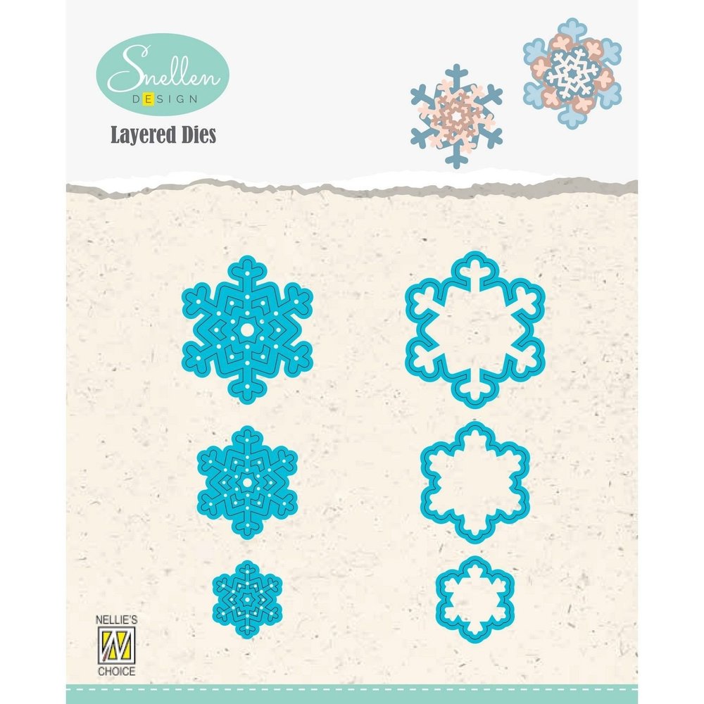 Nellie Snellen Layered Dies Snowflakes 05 (LDSF005) (OUTLET)