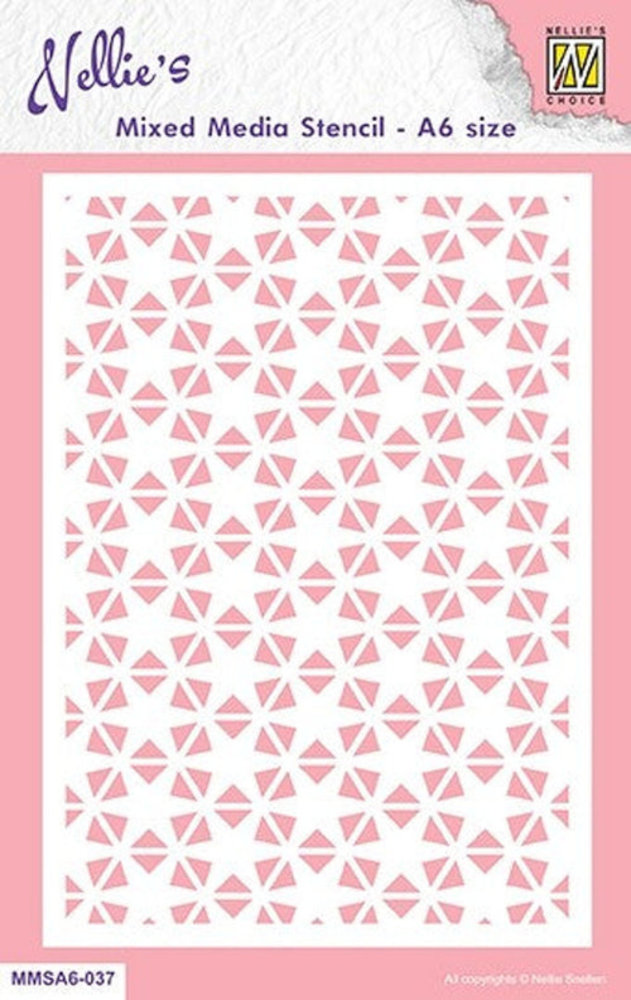 Nellie Snellen Mixed Media Stencil A6 Christmas Star 2 (MMSA6-037) (OUTLET) Nellie Snellen Mixed Media Stencil A6 Christmas Star 2 (MMSA6-037) (OUTLET)