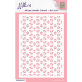 Nellie Snellen Mixed Media Stencil A6 Christmas Star 2 (MMSA6-037) (DISCONTINUED)