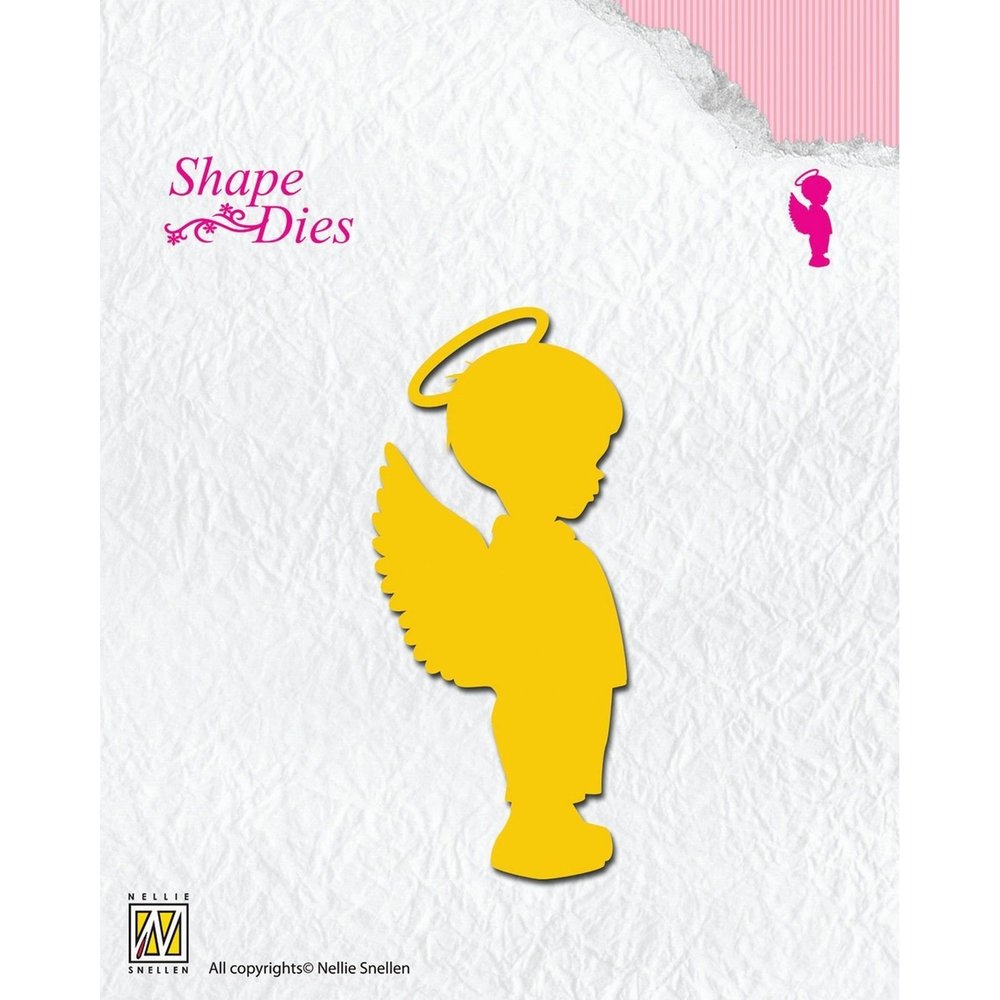 Nellie Snellen Shape Dies Angel Boy (SD073) (OUTLET)