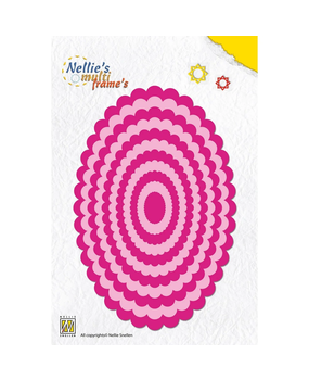 Nellie Snellen Multi Frame Dies Slimline Flowers (MFD176) (OUTLET)