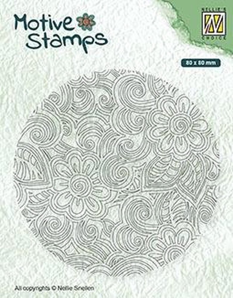 Nellie Snellen Motive Clear Stamps Flower Power (TXCS012) (OUTLET)
