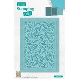 Nellie Snellen Stamping Dies Rectangle Branches with Berries (STAD018) (OUTLET)