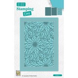 Nellie Snellen Stamping Dies Rectangle Poinsettia (STAD017) (OUTLET)