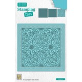 Nellie Snellen Stamping Dies Square Poinsettia (STAD016) (OUTLET)