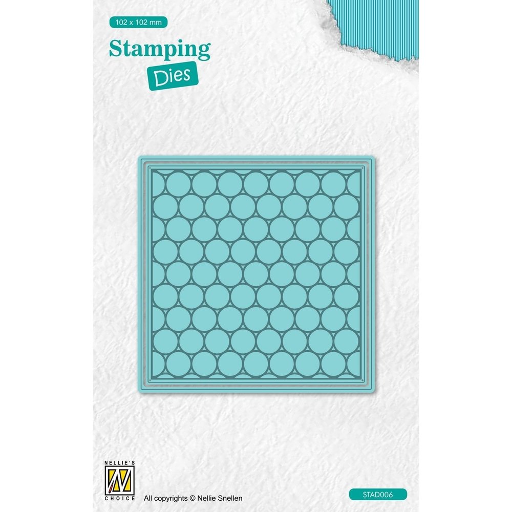 Nellie Snellen Stamping Dies Square Bubbles (STAD006) (OUTLET)