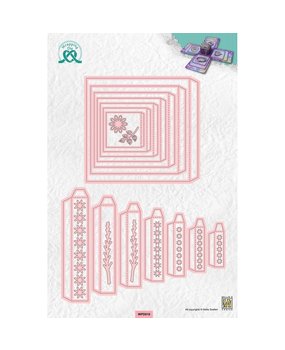 Nellie Snellen Wrapping Dies Exploding Gift Box (WPD018) (DISCONTINUED)