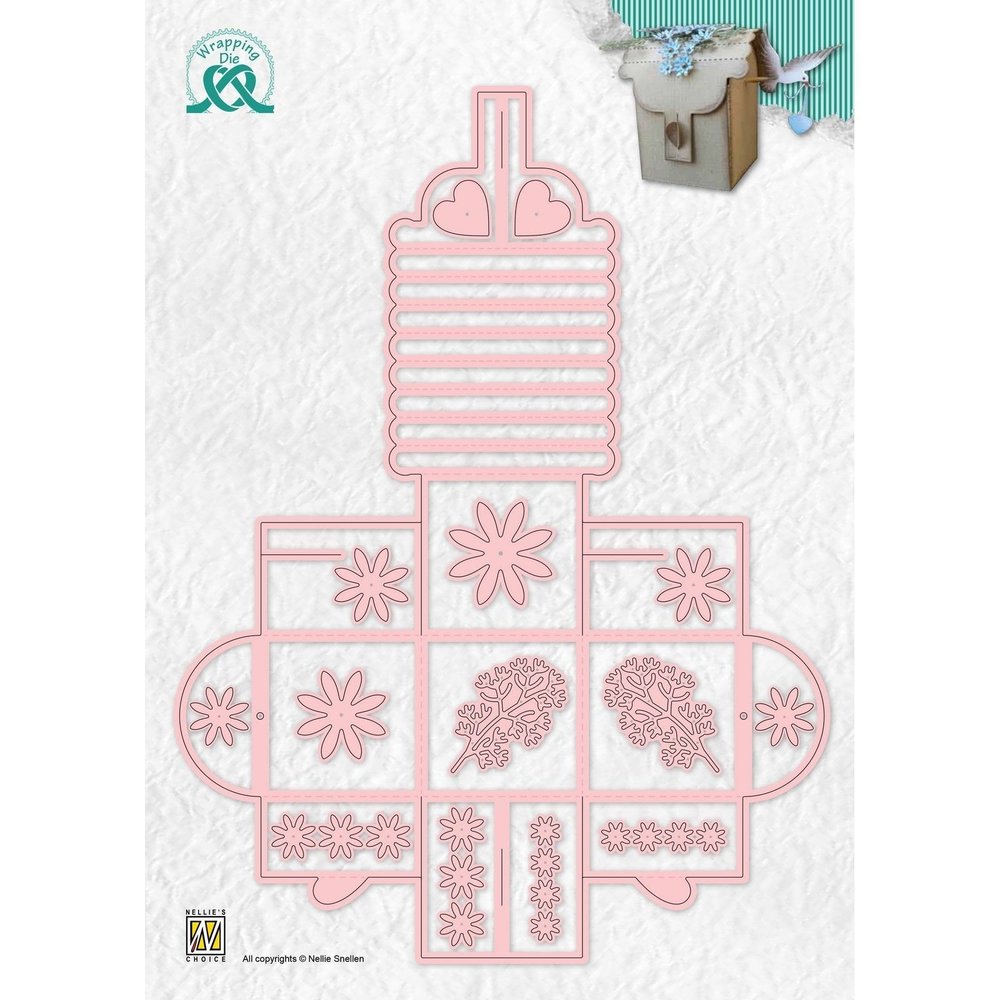 Nellie Snellen Wrapping Dies Flower Gift Box (WPD013) (OUTLET)