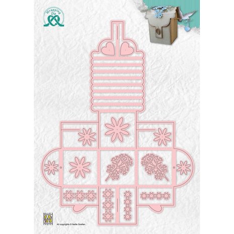 Nellie Snellen Wrapping Dies Flower Gift Box (WPD013) (OUTLET)