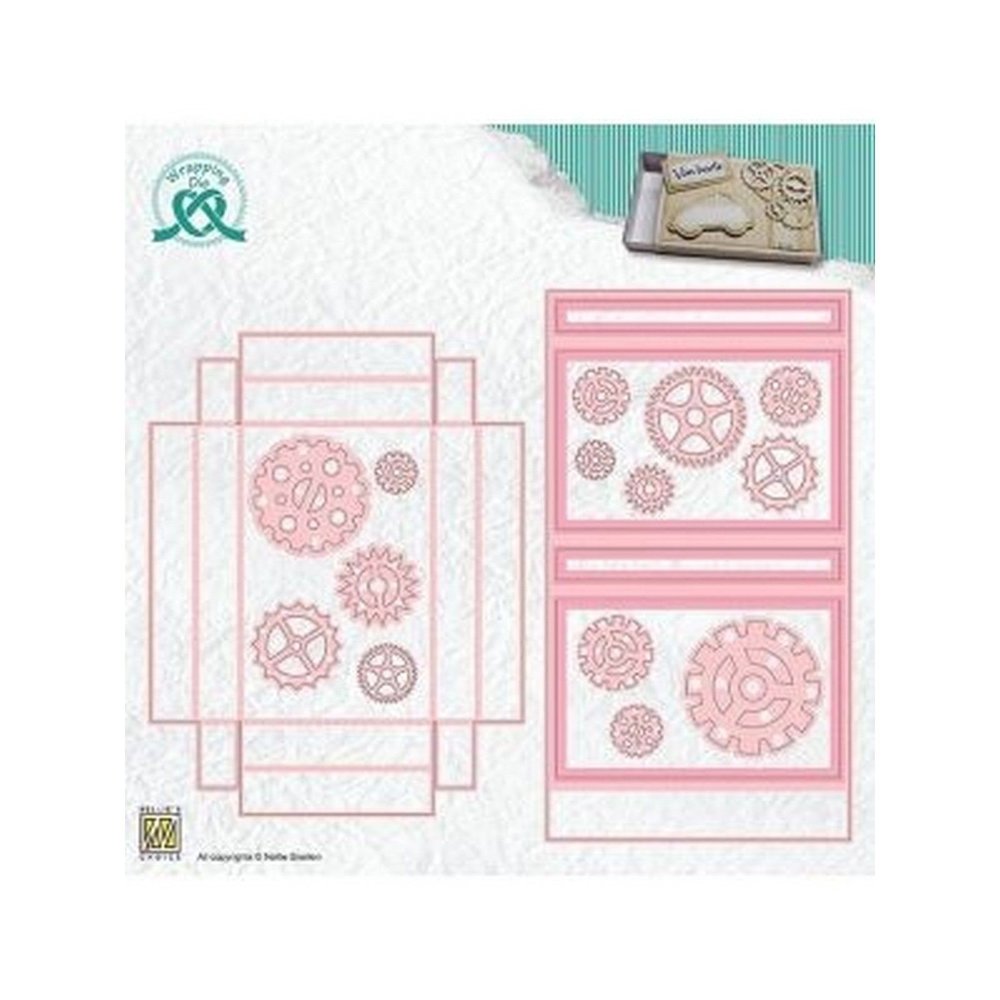 Nellie Snellen Wrapping Dies Giftcard Gift Box (WPD010) (OUTLET)