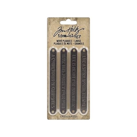Idea-ology Tim Holtz Word Plaques Large (TH94329) (DISCONTINUED)