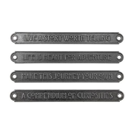Idea-ology Tim Holtz Word Plaques Large (TH94329) (DISCONTINUED)