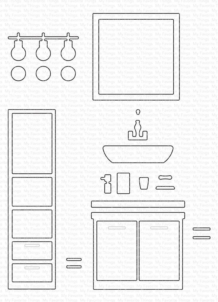 My Favorite Things Bathroom Basics Die-Namics (MFT-2486) (OUTLET)