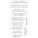 My Favorite Things Bathroom Banter Clear Stamps (CS-764) (OUTLET)