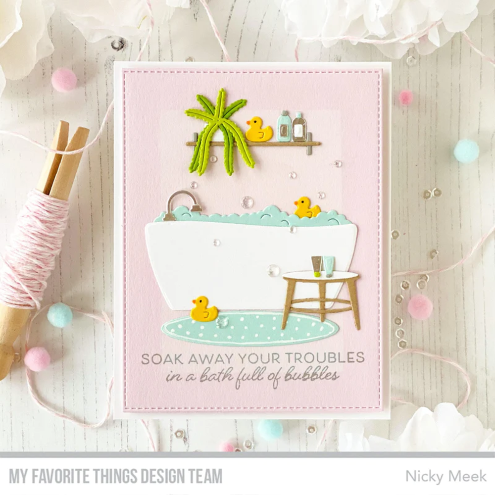 My Favorite Things Time to Unwind Clear Stamps (CS-760) (OUTLET)