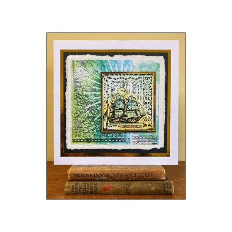 Crafty Individuals Map of Northumberland Unmounted Rubber Stamps (CI-617) (DISCONTINUED)