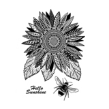 Crafty Individuals Hello Sunshine Unmounted Rubber Stamps (CI-619) (OUTLET)