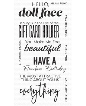 My Favorite Things Glam Fund Clear Stamps (CS-766) (OUTLET)