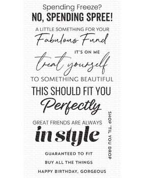 My Favorite Things Spending Spree Clear Stamps (CS-767) (OUTLET)