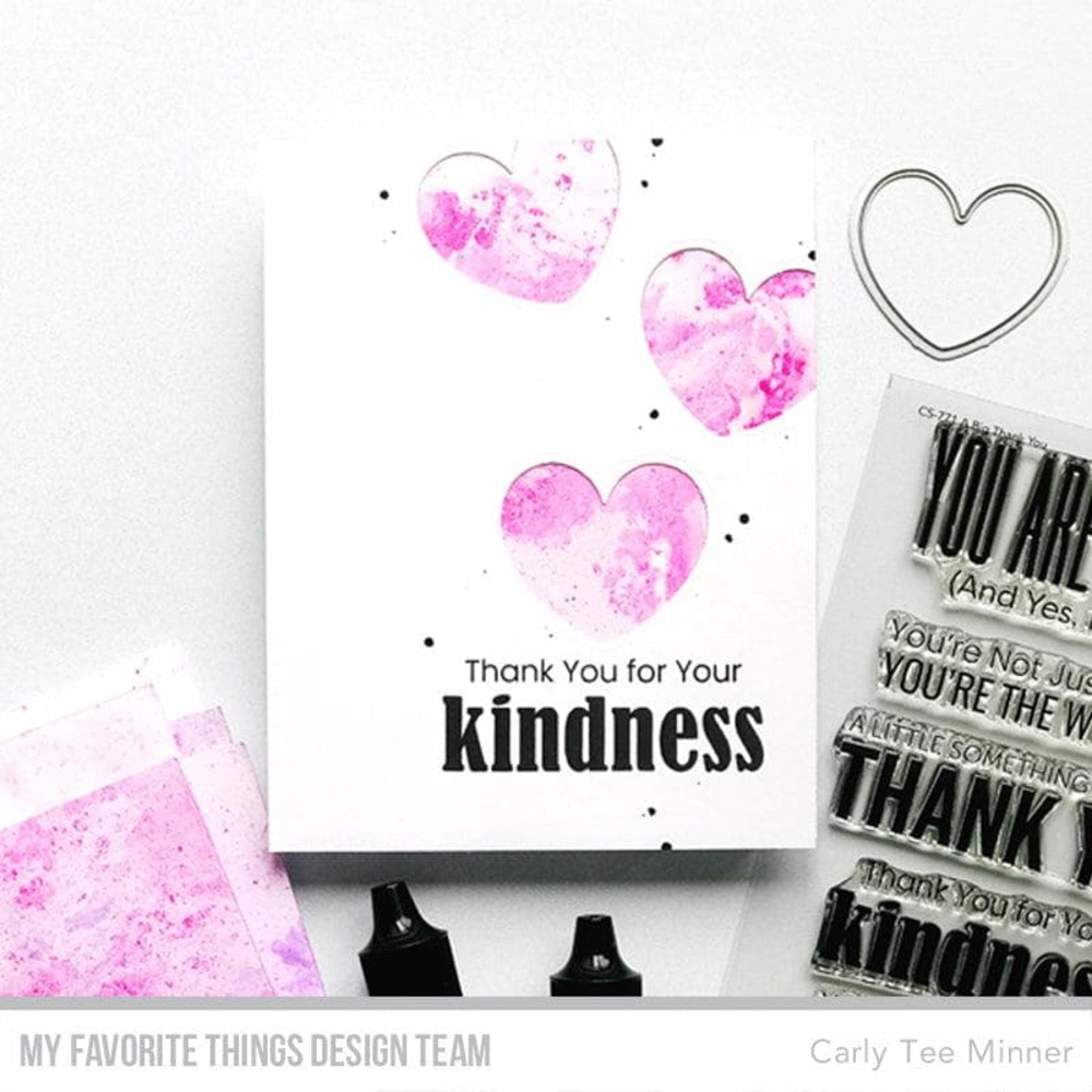 My Favorite Things A Big Thank You Clear Stamps (CS-771) (OUTLET)