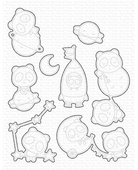 My Favorite Things Best Friends in the Galaxy Die-Namics (MFT-2320) (OUTLET)