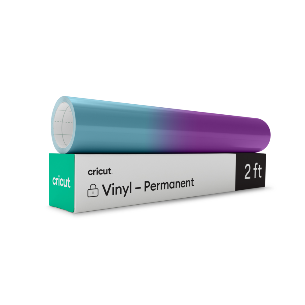 Cricut Color-Changing Vinyl Permanent Cold-Activated Turquoise - Purple (1 sheet) (2009590) (DISCONTINUED) Cricut Color-Changing Vinyl Permanent Cold-Activated Turquoise - Purple (1 sheet) (2009590) (DISCONTINUED)