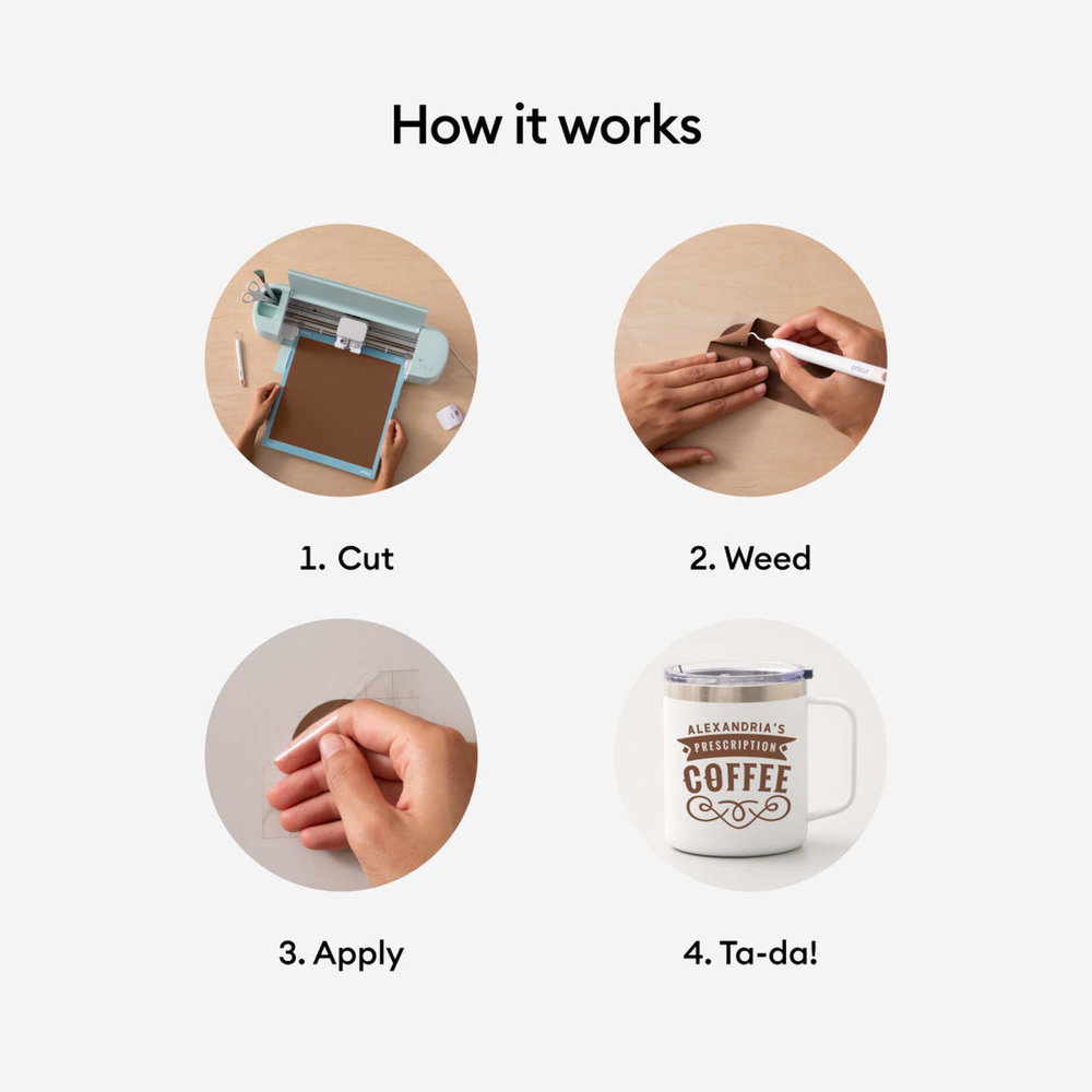 Cricut Vinyl Permanent Glossy Skin Tone (10 sheets) (2010170) Cricut Vinyl Permanent Glossy Skin Tone (10 sheets) (2010170)