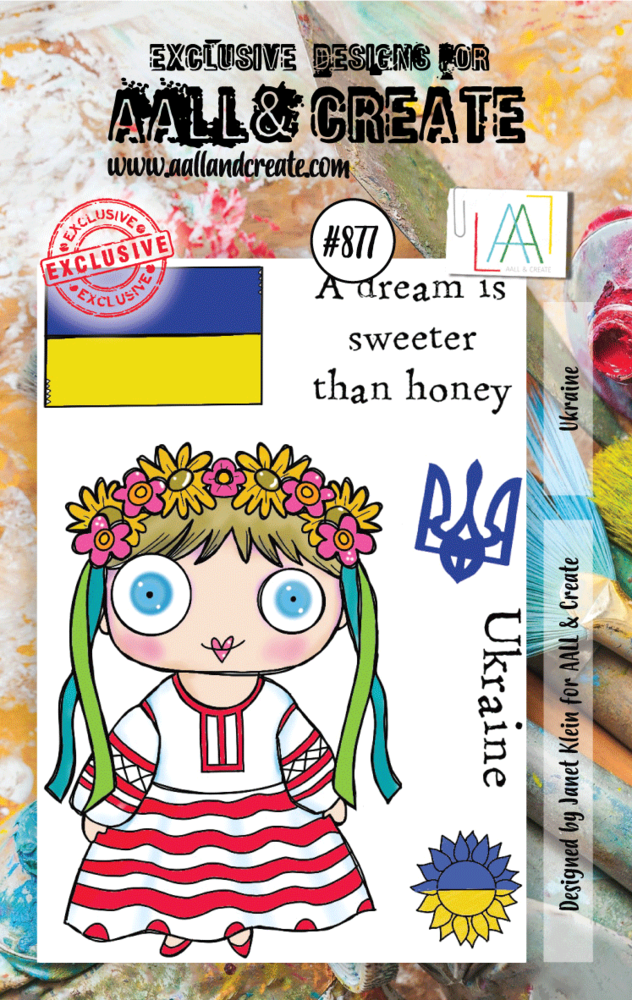Aall and Create Stamp Set A7 Ukraine (AALL-TP-877) (OUTLET) Aall and Create Stamp Set A7 Ukraine (AALL-TP-877) (OUTLET)