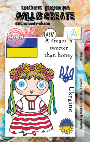 Aall and Create Stamp Set A7 Ukraine (AALL-TP-877) (OUTLET) Aall and Create Stamp Set A7 Ukraine (AALL-TP-877) (OUTLET)