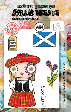 Aall and Create Stamp Set A7 Scotland (AALL-TP-874) (DISCONTINUED) Aall and Create Stamp Set A7 Scotland (AALL-TP-874) (DISCONTINUED)