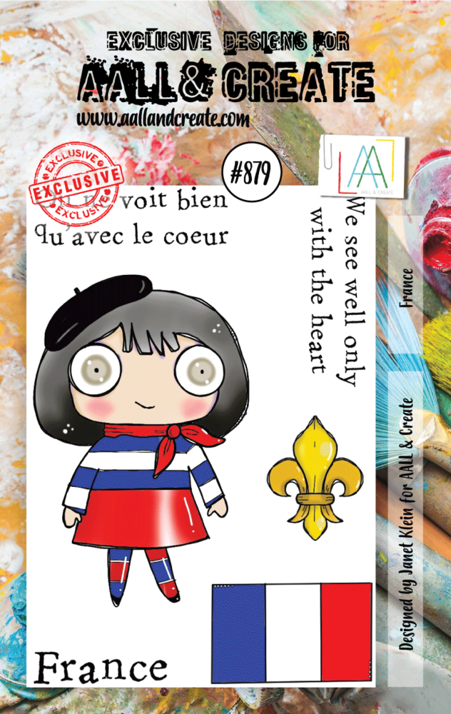 Aall and Create Stamp Set A7 France (AALL-TP-879) (DISCONTINUED)