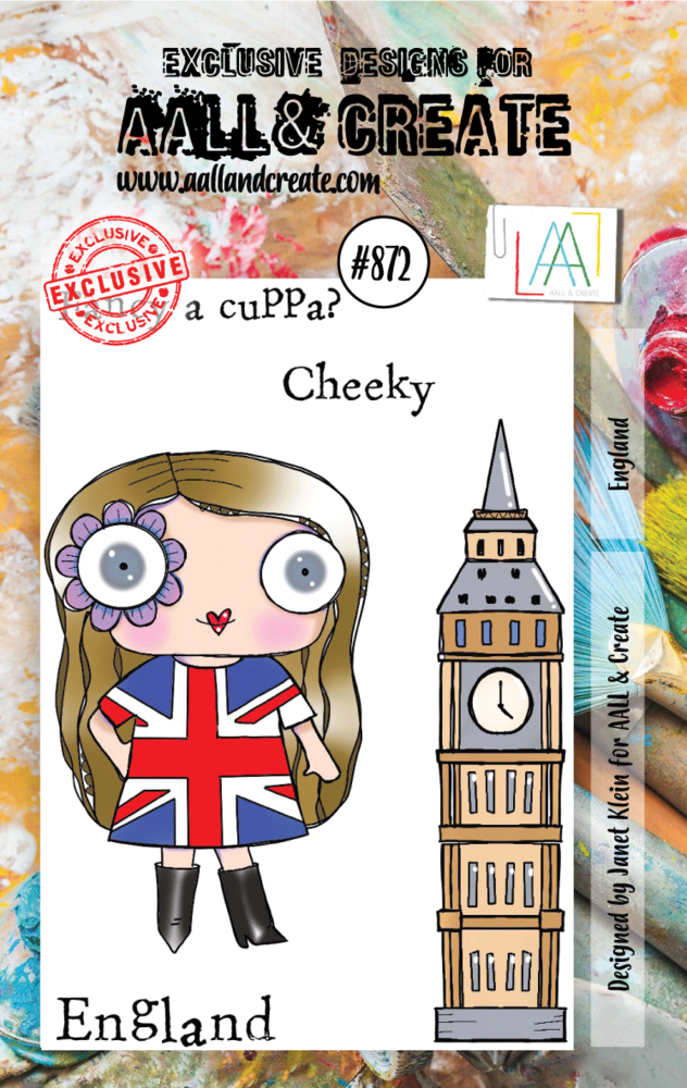 Aall and Create Stamp Set A7 England (AALL-TP-872) (OUTLET)