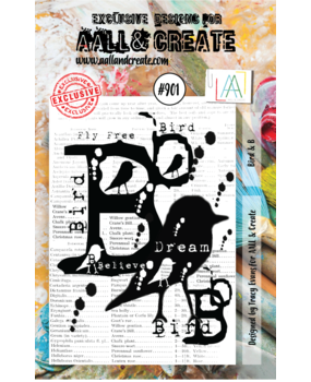 Aall and Create Stamp Set A7 Bird & B (AALL-TP-901) (OUTLET)