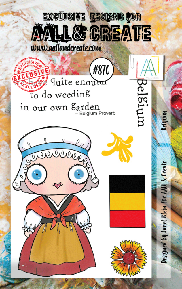 Aall and Create Stamp Set A7 Belgium (AALL-TP-870) (OUTLET) Aall and Create Stamp Set A7 Belgium (AALL-TP-870) (OUTLET)