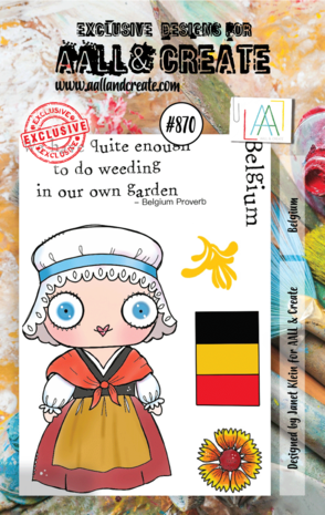 Aall and Create Stamp Set A7 Belgium (AALL-TP-870) (OUTLET) Aall and Create Stamp Set A7 Belgium (AALL-TP-870) (OUTLET)