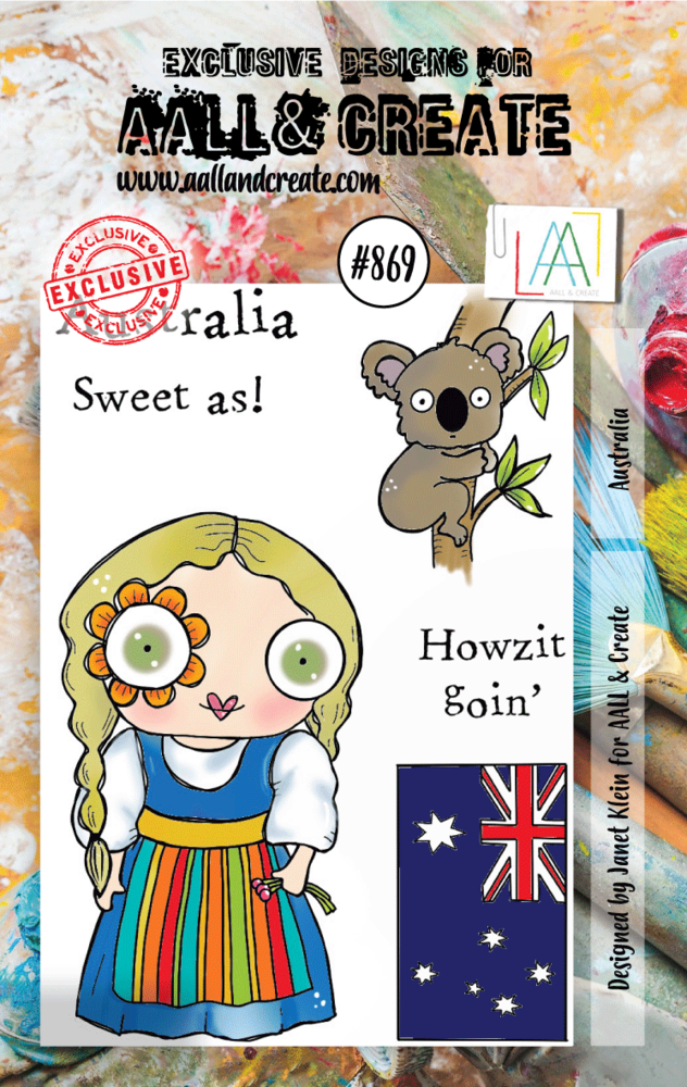 Aall and Create Stamp Set A7 Australia (AALL-TP-869) (DISCONTINUED)